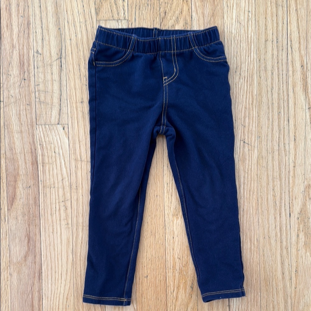 Cat & Jack Blue Leggings Comfortable Stretchy Bottoms